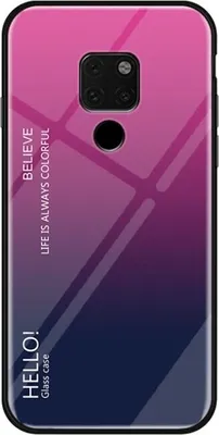 Produktbild von Handy Tasche für Huawei Mate 20 X Gradient Case Schutz Hülle Bumper Cover Pink
