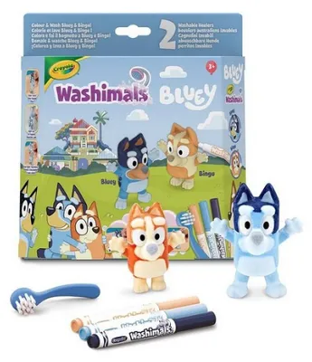 Zdjęcie produktu dla Zestaw zabawek Crayola Scribble Scrubbie Bluey z 2 figurkami