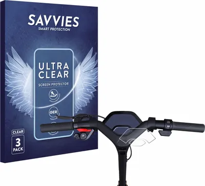 Produktbild von 6x Für Segway Ninebot P65D Schutzfolie Savvies Displayschutz Display Schutz Folie Klar Transparent