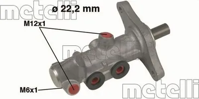 Produktbild von METELLI 05-0459 Bremszylinder Hauptbremszylinder für AUDI A2 (8Z0)