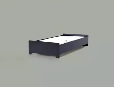 Obrázok produktu pre Posteľ Jednolôžková posteľ Postele Nábytok do spálne Detská izba Rám postele 100x200cm