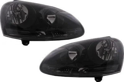Produktbild von Scheinwerfer für VW Golf 5 V 10.2003-2009 Jetta 2005-2010 Alles schwarz.