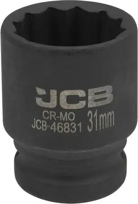 Obrázok produktu pre JCB | Nástrčný kľúč, 3/4", 31 mm, 12-cestný, nástrčný kľúč, nástrčný kľúč, nástrčný kľúč s vložkou
