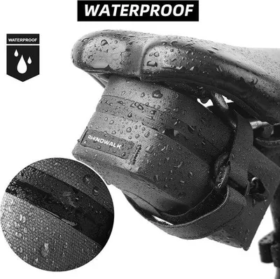 Produktbild von Famanu Fahrradtasche wasserdicht - Unter dem Sattel Tasche für Fahrräder