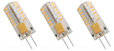 Produktbild von Spectrum G4 LED Stecklampe 2W 175lm 6000K Kaltweiß 12V 3 Stück