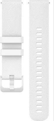Zdjęcie produktu dla Go Go Gadget – Opaska do smartwatcha – kompatybilna z modelami Garmin Venu, Vivomove, Vivoactive i Forerunner – 42 mm – Silikonowa opaska – Biała