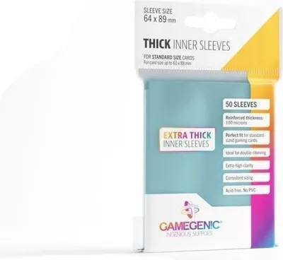Produktbild von Gamegenic - Thick Inner Sleeves (50 Sleeves)