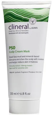 Produktbild von Ahava, Clineral Pso, Anti-Reizung, Nach dem Duschen, Crememaske, Kopfhaut, 200 ml