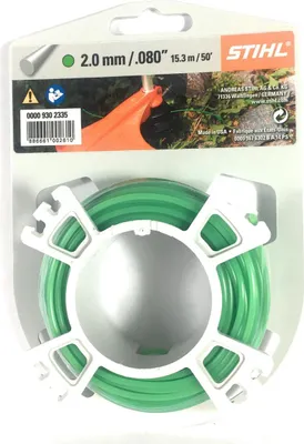 Produktbild von Stihl 00009302335, Rasentrimmer-Linie, Grün, 14 m, 1 Stück(e), 2 mm