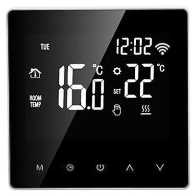 Image de Thermostat intelligent avec écran tactile LCD pour chauffage au sol