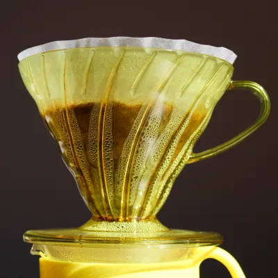 Image de HARIO Kaffeefilter Glas Gr.02 gelb 115847 4260703450137