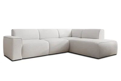 Produktbild von AX LIVING Couch Sofa L Form Didim L Weiß – 292 cm, stilvoll & bequem R