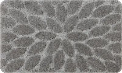 Produktbild von Badteppich SUPREME STONES, Steine, rutschfest, weich – grau Grau 50x80 cm