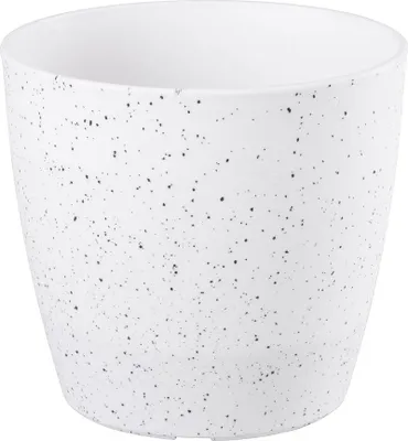 Obrázek produktu pro Květináč Strend Pro Stone, 23x20,5 cm, bílý, efekt kamene
