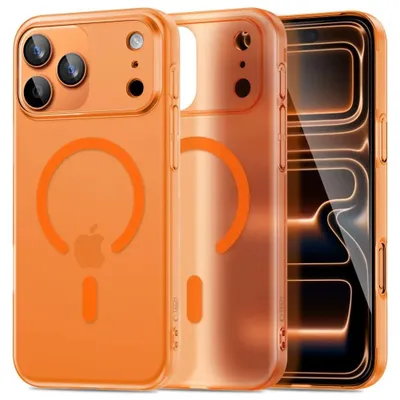 Image de Tech-Protect Magslim Magsafe pour iPhone 17 Pro, mat/orange cosmique