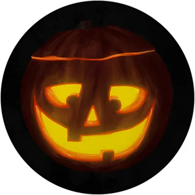 Produktbild von Kürbiskopf Magnet rund mit Flaschenöffner für Halloween