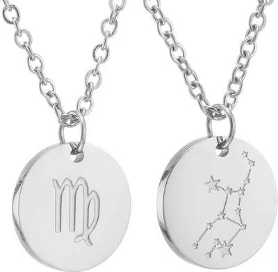 Produktbild von Sternzeichen Kette Gold Silber Rosegold Horoskop Mutter Tochter Freundin Jungfrau Edelstahl