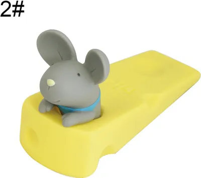 Produktbild von Niedliche Hundeschweinehöhe Mauskatze Formtür Stopper Halte Hartes PVC -Türstop Keilgeschenk-2#