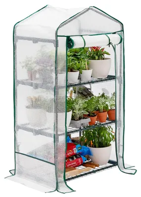Immagine prodotto di Mini serra con struttura in acciaio e telo in PVC rinforzato