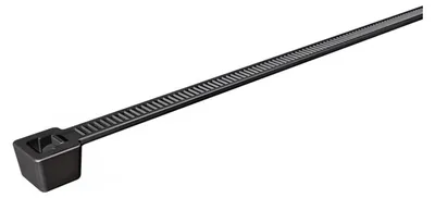 Image de HellermannTyton Colliers de serrage à crantage intérieur série T (L x l) 300 mm x 4.7 mm T80I-W-BK-C1 Couleur : Noir 100 pcs