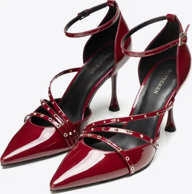 Produktbild von Wittchen Damen-Stilettos aus  mit Nieten, bordeauxrot, bordeauxrot,