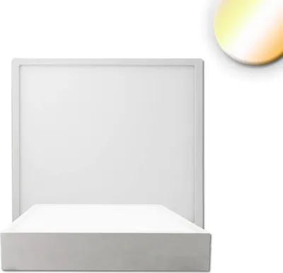 Produktbild von ISOLED LED Deckenleuchte PRO weiß, 15W, 170x170mm, ColorSwitch 2700/3000/4000K, dimmbar