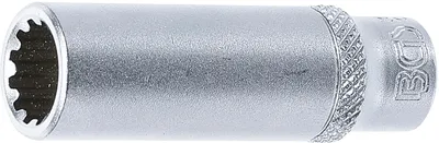 Immagine prodotto di BGS Chiave a bussola Gear Lock a comando quadro profondo 6,3 mm (1/4") SW 10 mm - 10160