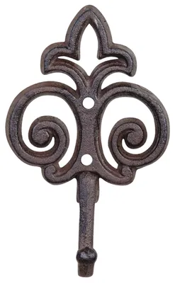Immagine prodotto di Esschert Design | Gancio appendiabiti - Gancio da parete - marrone - 11x19 cm - in ghisa - Gancio da guardaroba - Decorativo