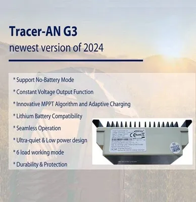 Produktbild von Solarladeregler mit MPPT-Technologie – 20A Stromstärke und WLAN 2,4G – Für Solaranlagen
