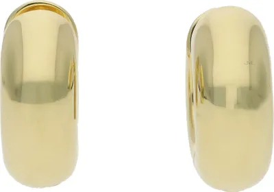 Produktbild von Damencreolen 925 Silber und Gold plattiert JL20-06-1226