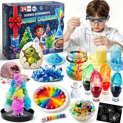 Obrázek produktu pro Adventní kalendář s experimenty 2026 pro děti 24 dní od 6 let
