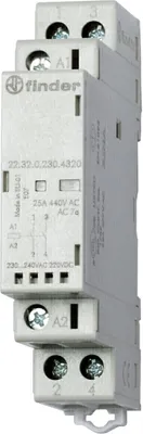 Produktbild von Finder Installationsschütz 230VAC/DC,2S,LED 22.32.0.230.4320 (223202304320)
