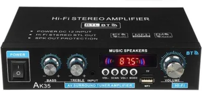Obrázek produktu pro Supremium HIFI Bluetooth výkonový zesilovač | 400 W | Zesilovač | Stereofonní zesilovač | Mediální přehrávač