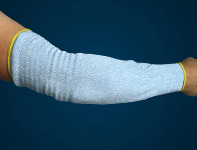 Produktbild von Stahlnetz CUTGUARD bluetouch Armschutz nach EN 388:2016 (3X4XF), ANSI Cut Level A6 Größe , 1 Stück