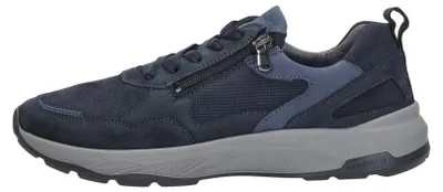 Image de Waldläufer H-Tom Veterschoenen Laag - Blauw - Maat 42