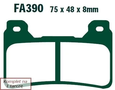 Zdjęcie produktu dla Klocki Hamulcowe Moto  Honda Cbr 600 (07-14)/  Cbr 1000 Fireblade (Abs) (09-14)