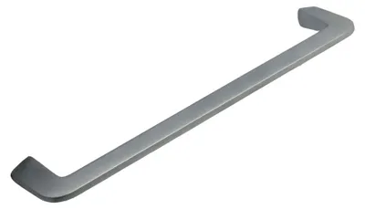 Image de Poignée de meuble en zamac finition chrome mat e 160 mm