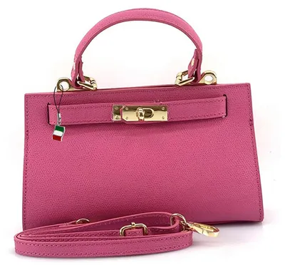 Immagine prodotto di Borsa Florence in pelle rosa fucsia D2OTF812P