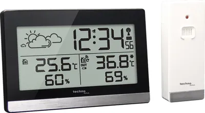Immagine prodotto di Stazione meteorologica digitale Technoline WS 9255 Nero, argento