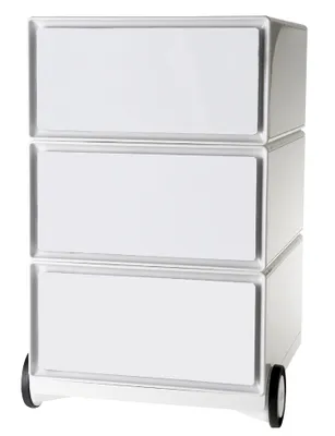 Produktbild von PAPERFLOW Rollcontainer "easyBox" 3 Schübe weiß / weiß