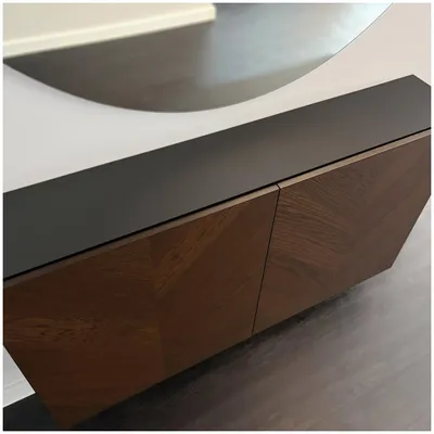 Produktbild von Metall Deckplatte kompatibel mit Ikea Besta 60 cm x 39,5 cm Pulverbeschichtet , Farbe:Schwarz 60x20 Top