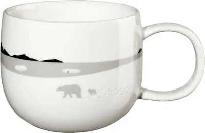 Zdjęcie produktu dla ASA Henkelbecher Joy Snow Tracks North Pole 400 ml