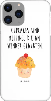 Produktbild von Mr. & Mrs. Panda Iphone 11 Pro Handyhülle Cupcake - Weiß - Geschenk, Muffin, Lustige Sprüche, Wunder, Motivation, Cupcakes, Koch, Handy Case, Premium Kunststoff
