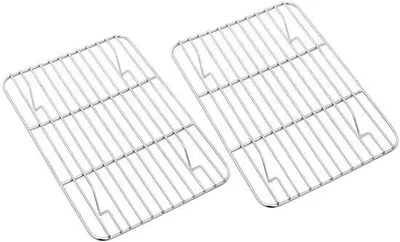 Produktbild von RVS Taartrek, Rechteckig, Herstellbar, Für Backen, Grillen, Kühlen, Geschirrspülerbeständig, 29,8cm*22,7cm*2cm, 2er Pack