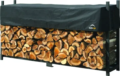 Produktbild von ShelterLogic pomůcka pro stohování palivového dřeva s krytem 239x36,3x118,9 cm