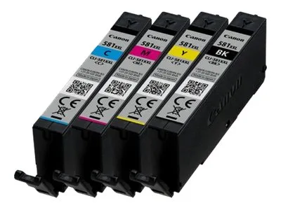 Produktbild von Canon CLI-581CMYK XXL Druckerpatrone Original Schwarz, Cyan, Magenta, Gelb