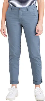 Image de Dockers Weekend Regular Slim Ankle Fit Pantalon chino bleu 26 / 29 Femme Bleu 26