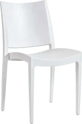 Image de Chaise de restaurant en POLYPROPYLENE Blanc pour Exterieur