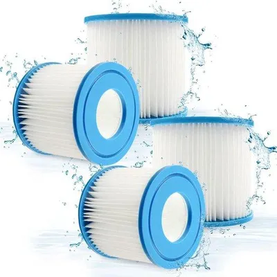 Zdjęcie produktu dla Letnie wkłady filtrujące do basenów typu D i VII, zestaw 4 sztuk, wysokiej jakości