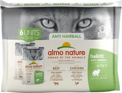 Obrázok produktu pre Almo Nature 529293MULTI, Dospelý, Akékoľvek plemeno, Hovädzie mäso, Kuracie mäso, 420 g